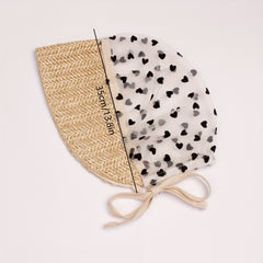 European American Straw Baby Hat