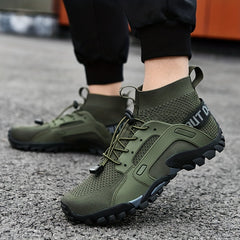 Men's Breathable Sneakers Wear resistant Non Slip Outdoor Shoes