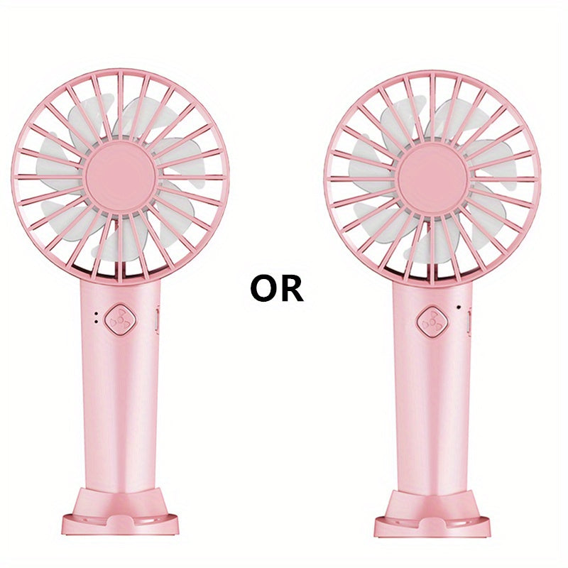 USB Charging Mini Handheld Fan Portable Small Fan for Outdoor Desktop