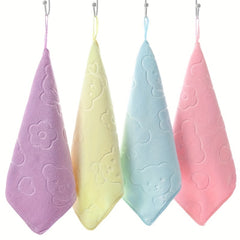 5pcs Hangable Bear Towel Hand Towel