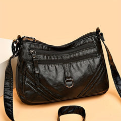 Crossbody Bag Women's Pockets Purses Daily Shoulder Bag