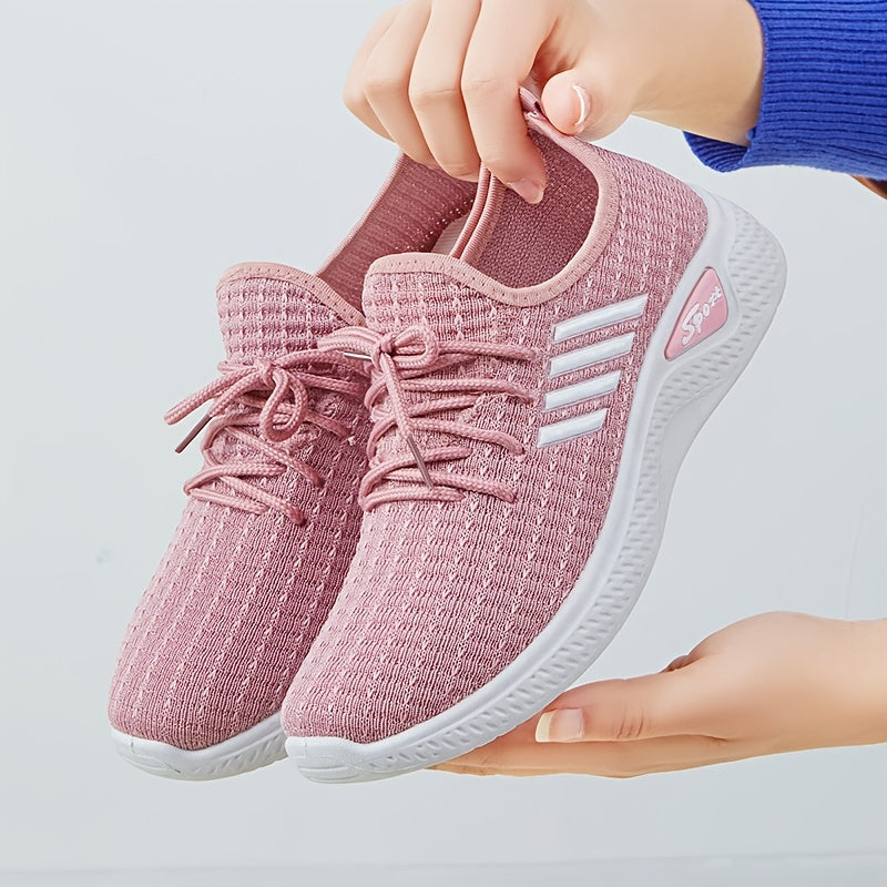 Women's Knit Sports Shoes Breathable Running Sneakers