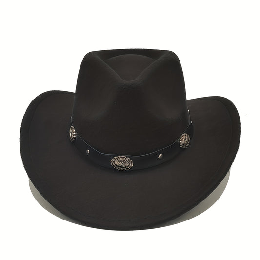 Vintage Felt Wide Brim Hat Western Cowboy Hat