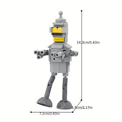 159pcs Robot MOC Building Blocks Set Classic Inspired Toys Multiple Colors