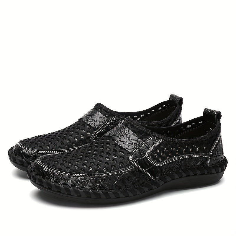 Men's Mesh Slip On Loafers - Outdoor Hiking Shoes
