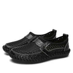 Men's Mesh Slip On Loafers - Outdoor Hiking Shoes