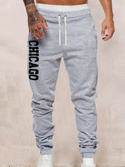 Chicago Men's Drawstring Sweatpants with Pockets