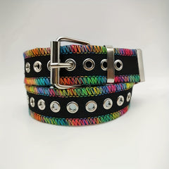 Men's Colorful Belt Heavy Duty Casual Belt For Jeans Pants Size