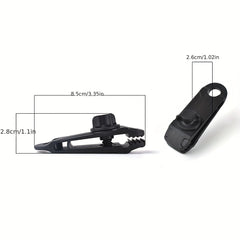 10pcs Tarpaulin Clips Awning Tent Clamp Canopy Lashing Buckle Grip Windproof