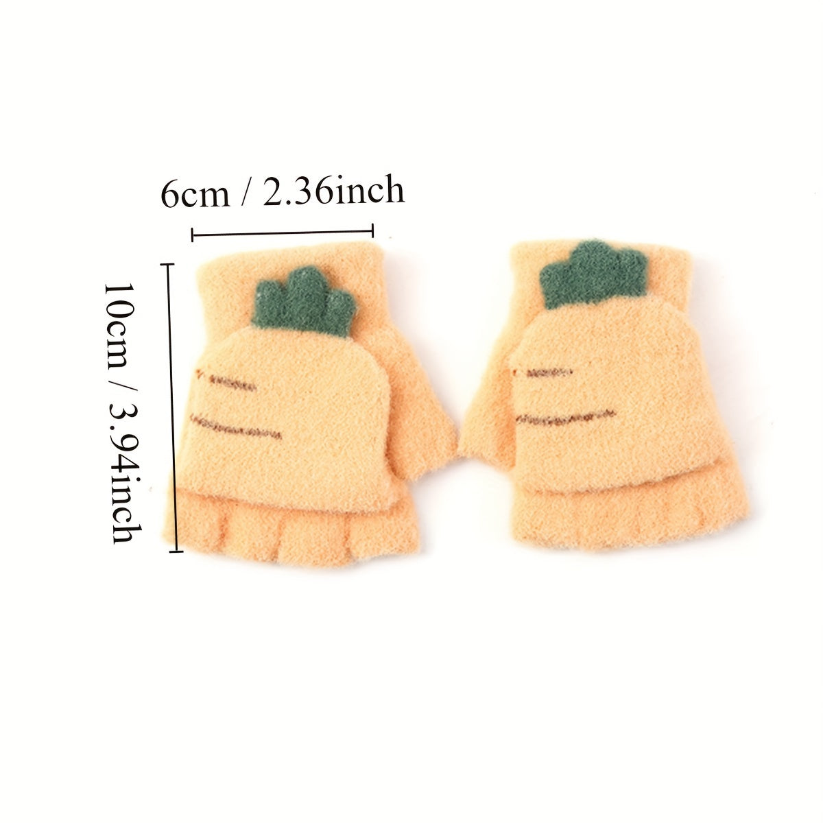 Warm Half Finger Baby Gloves for Autumn/Winter