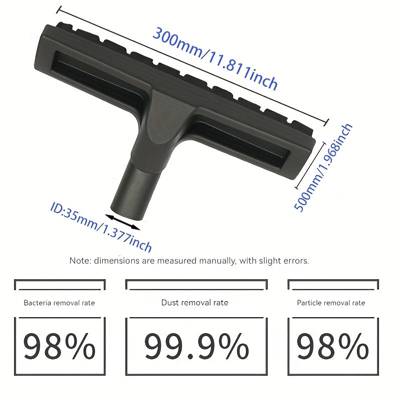 Universal Vacuum Floor Brush 35mm PP Material Stable Suction