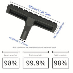 Universal Vacuum Floor Brush 35mm PP Material Stable Suction