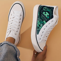 Cartoon Universe Lightweight High Top Canvas Sneakers