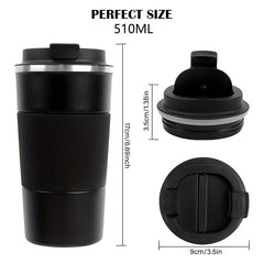 510ml Stainless Steel Sports Water Cup Insulated Coffee Cup