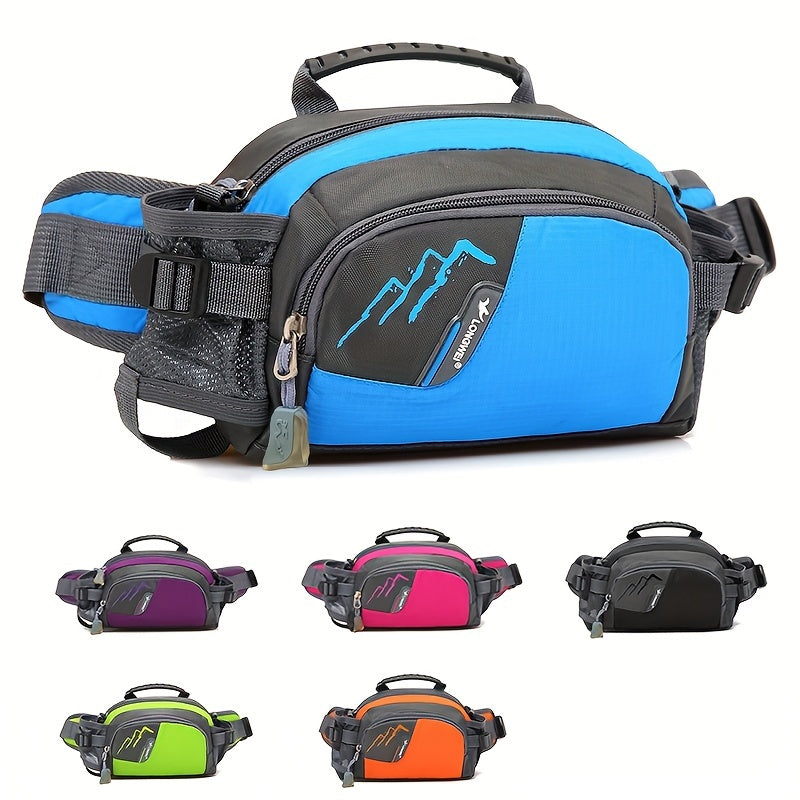 Large Capacity Nylon Waist Bag for Outdoor Sports and Travel