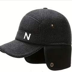 Winter Cap With Earflap Outdoor Snapback Warm Flat Top Military Hats