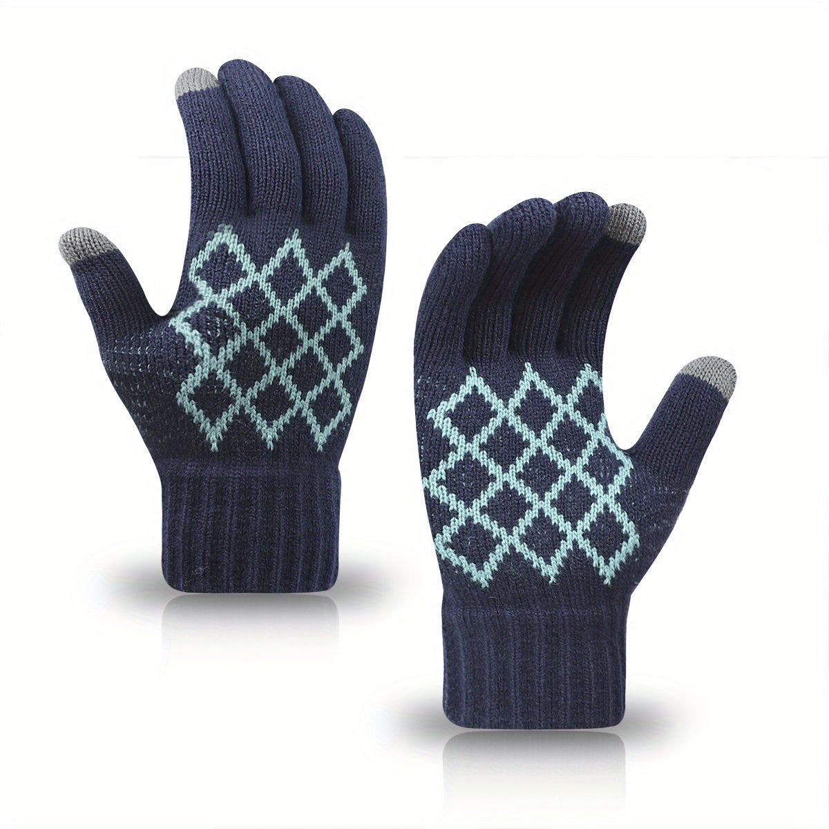 Winter Knitted Touch Screen Gloves Outdoor Running Cycling Training
