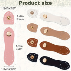 8pcs Snap Closure Fasteners for DIY Crafts Assorted Sizes Secure Closure