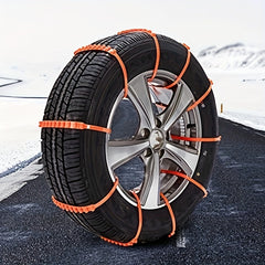 Universal Snow Chains 12PCS Emergency Winter Anti Skid Chains for Car Truck SUV