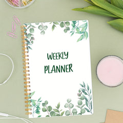 Weekly Goals Schedule Planner Checklist Notebook Organizers