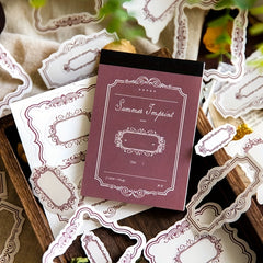 50 Sheets Non-Adhesive Decorative Material Paper Notepad Guestbook Memo