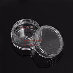 10pcs Round Plastic Small Box Storage Container
