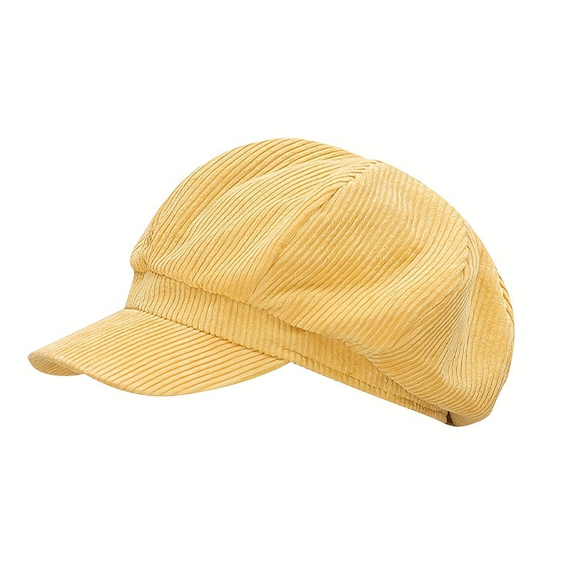 British Octagonal Hat Retro Peaked Hat For Girls