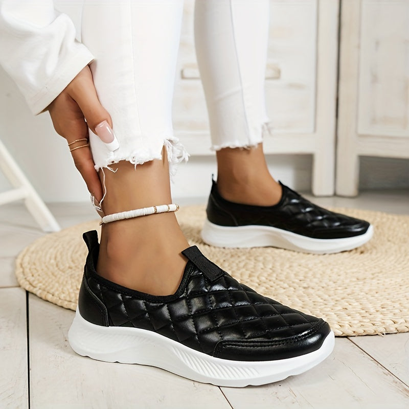 Women's Lightweight Sneakers Low Top Platform Casual Shoes