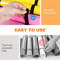 Vinyl Storage Organizer Wall Door Hanging Holds 48 Rolls