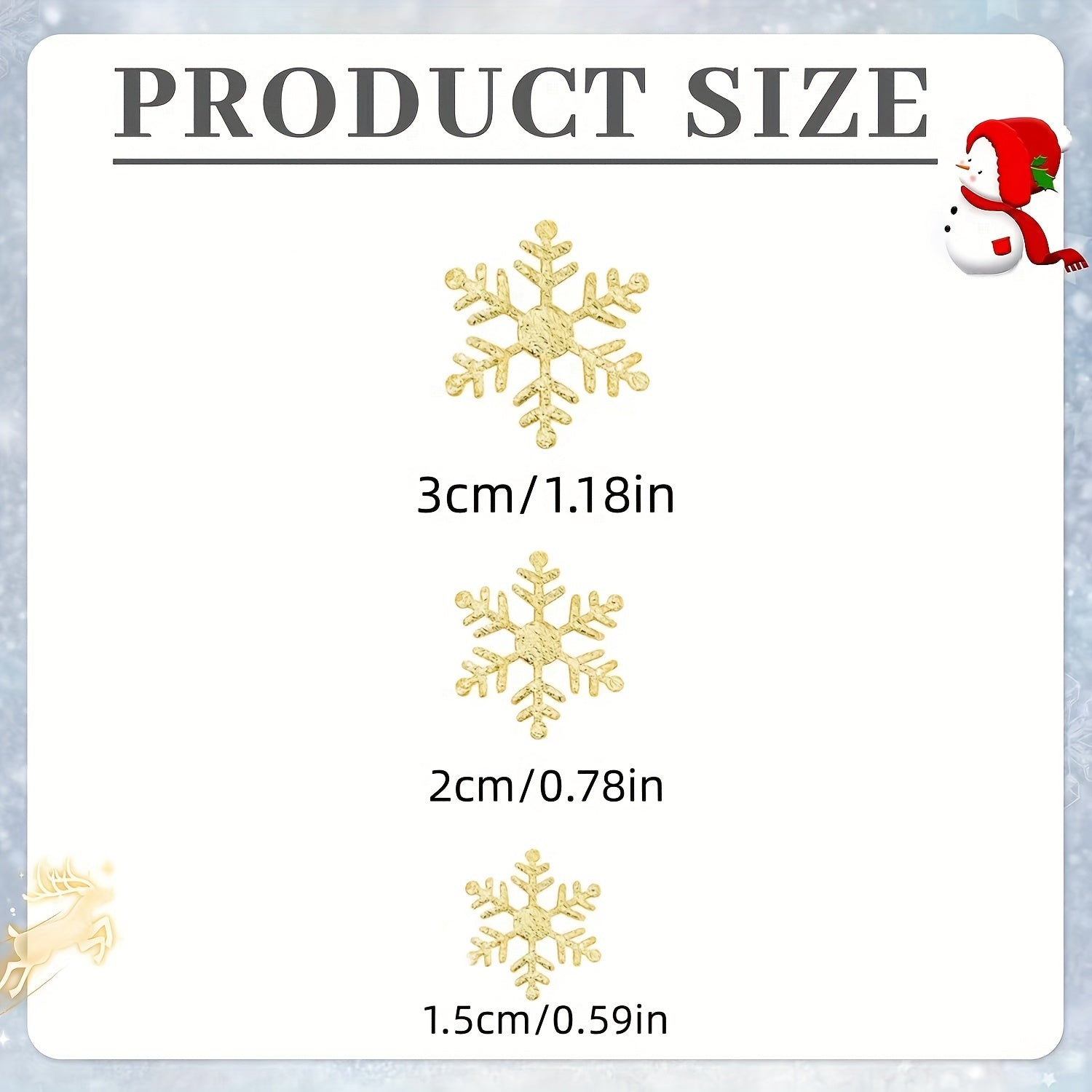 Christmas Snowflake Confetti Glitter - Party Decorations
