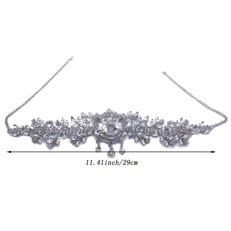 Bridal Crystal Headband Rhinestone Head Piece Wedding Accessories