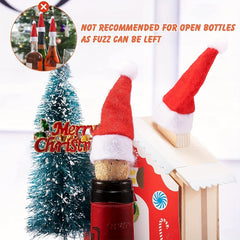 50 Mini Santa Hats Lollipop Christmas Crafts Mini Santa Claus Hat