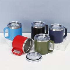 12 14oz Stainless Steel Coffee Mug Sports Water Bottle Gift