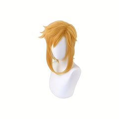 Men's Blonde Short Hair Cosplay Wig Anime Party Halloween Costume