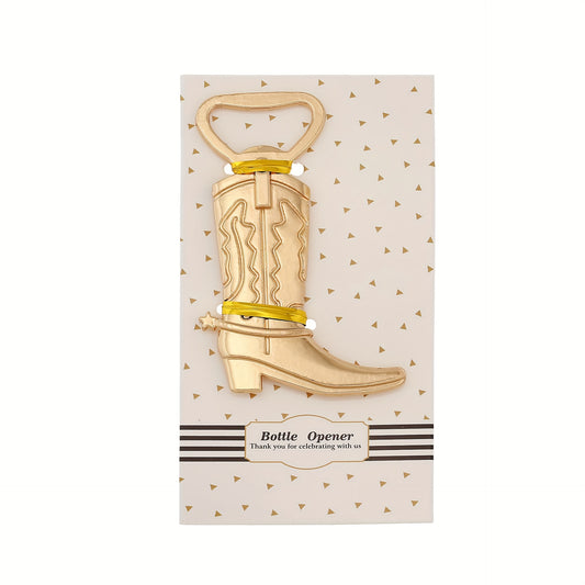 Cowboy Boot Bottle Opener for Home Kitchen Weddings