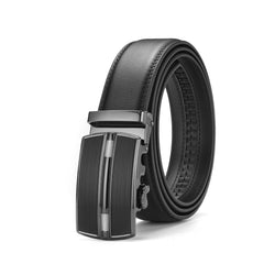 ZDC X08 Men's Leather Belt Automatic Buckle Casual C Step Line 14
