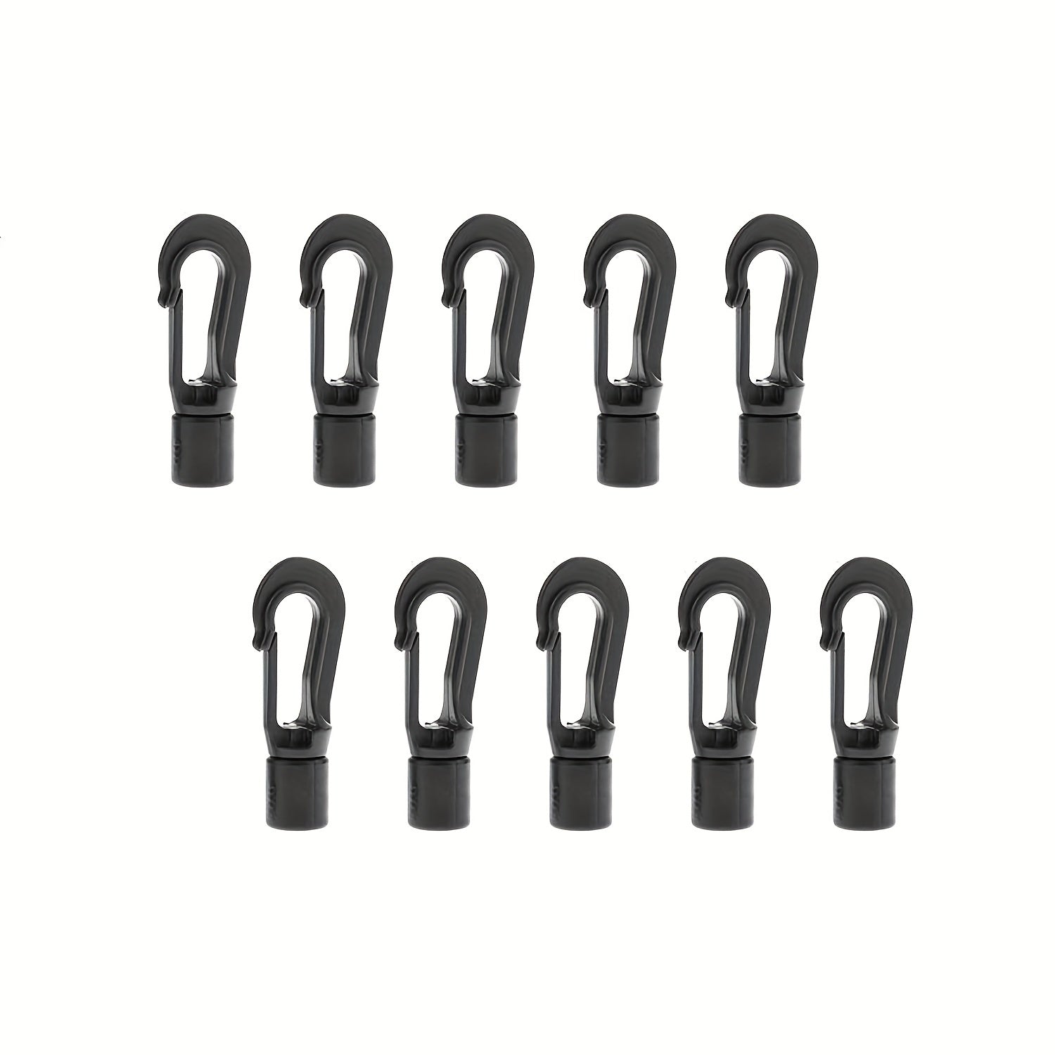 Bungee Shock Cord Hook 10-20pcs Rope Terminal Ends S Open E