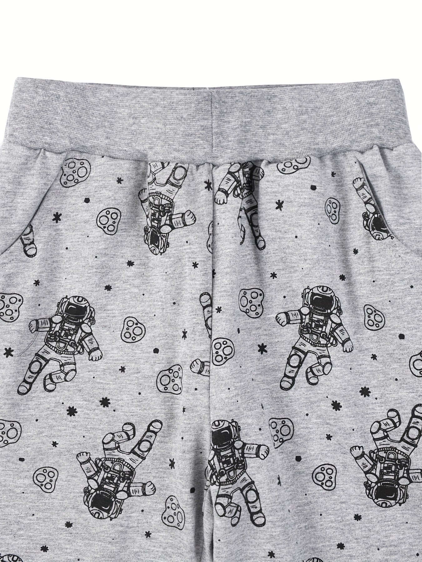 Boys Dinosaur Print Elastic Waist Casual Shorts Kids Summer Clothes