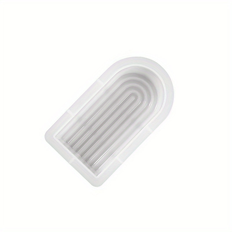 Rainbow Arch Candle Mold - Abstract Silicone Resin Mould