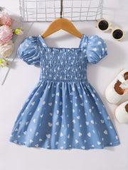 Baby Girls Polka Dots Puffy Dress