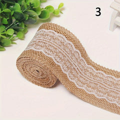 1pc Lace Fabric DIY Wedding Craft Linen Roll Decoration