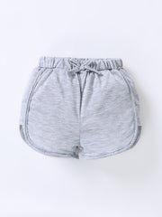 3pcs Girls Lightweight Casual Elastic Waist Shorts For Summer
