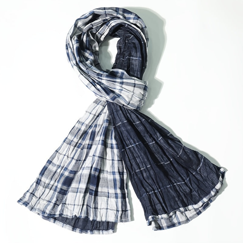 Plaid Scarf to Keep Warm Soft Lightweight