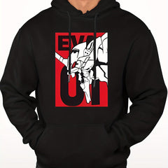 Men's Casual Mechanical Monster Print Hooded Sweatshirt