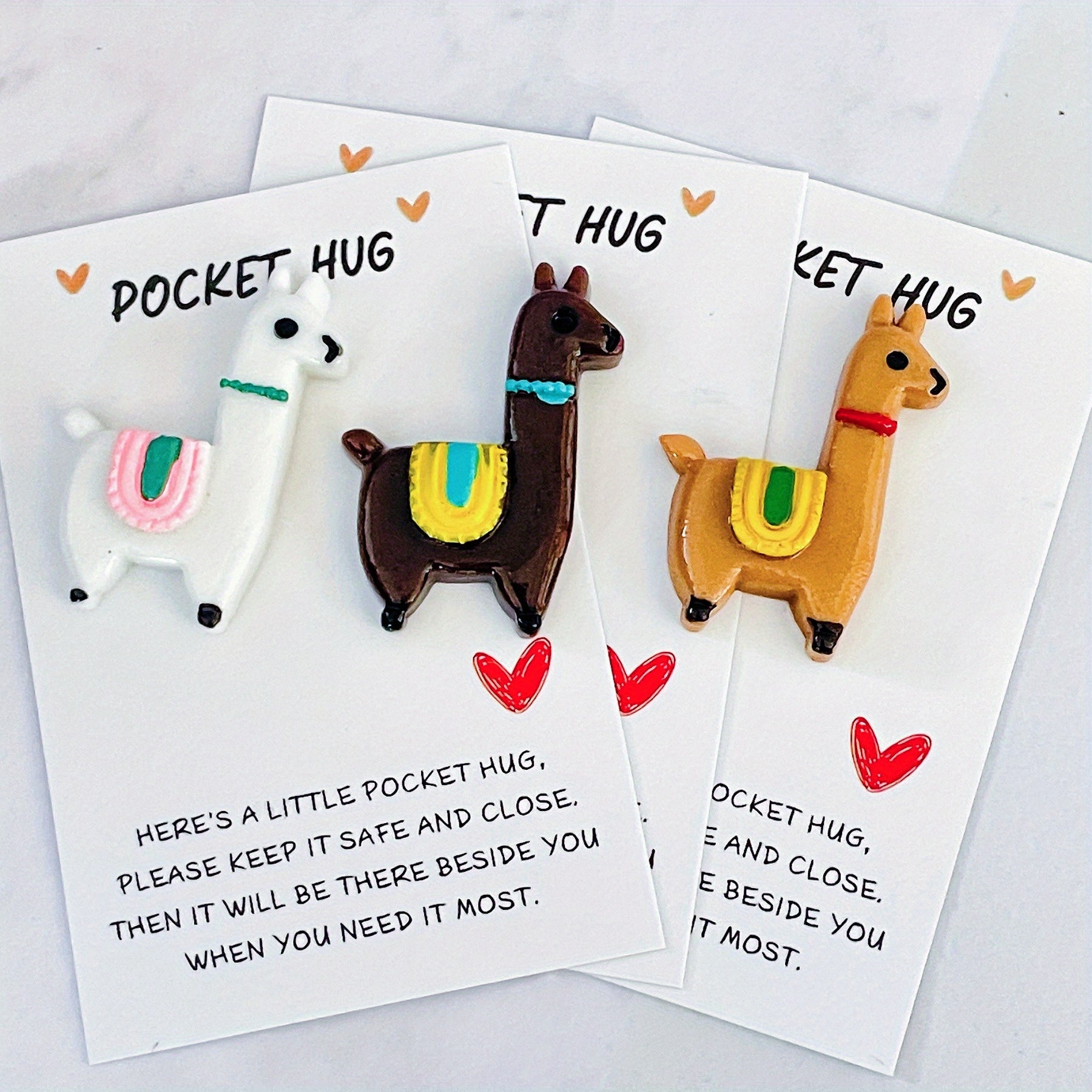 6pcs 12pcs Mixed Pocket Hug Animal Bag Charms Love Care Party Gift