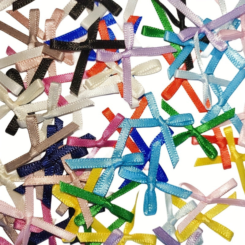 40pcs Mixed Mini Bow Ribbon Bow for Party Decoration DIY
