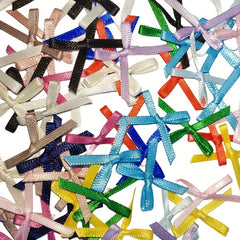 40pcs Mixed Mini Bow Ribbon Bow for Party Decoration DIY