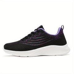 Women's Lightweight Breathable Chunky Sneakers Comfortable Outdoor Running Shoes