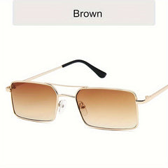 Men's Square Frame Sunglasses For Street Photography
