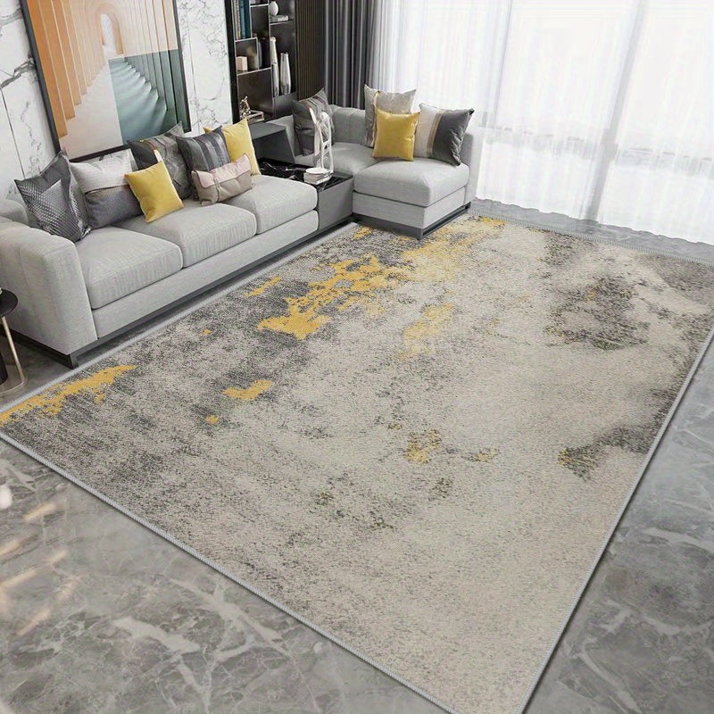Fluffy Faux Wool Area Rug Soft Living Room Carpet